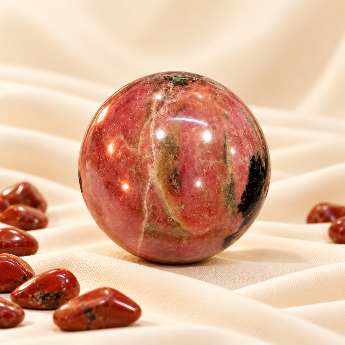 Red Jasper Crystal Ball