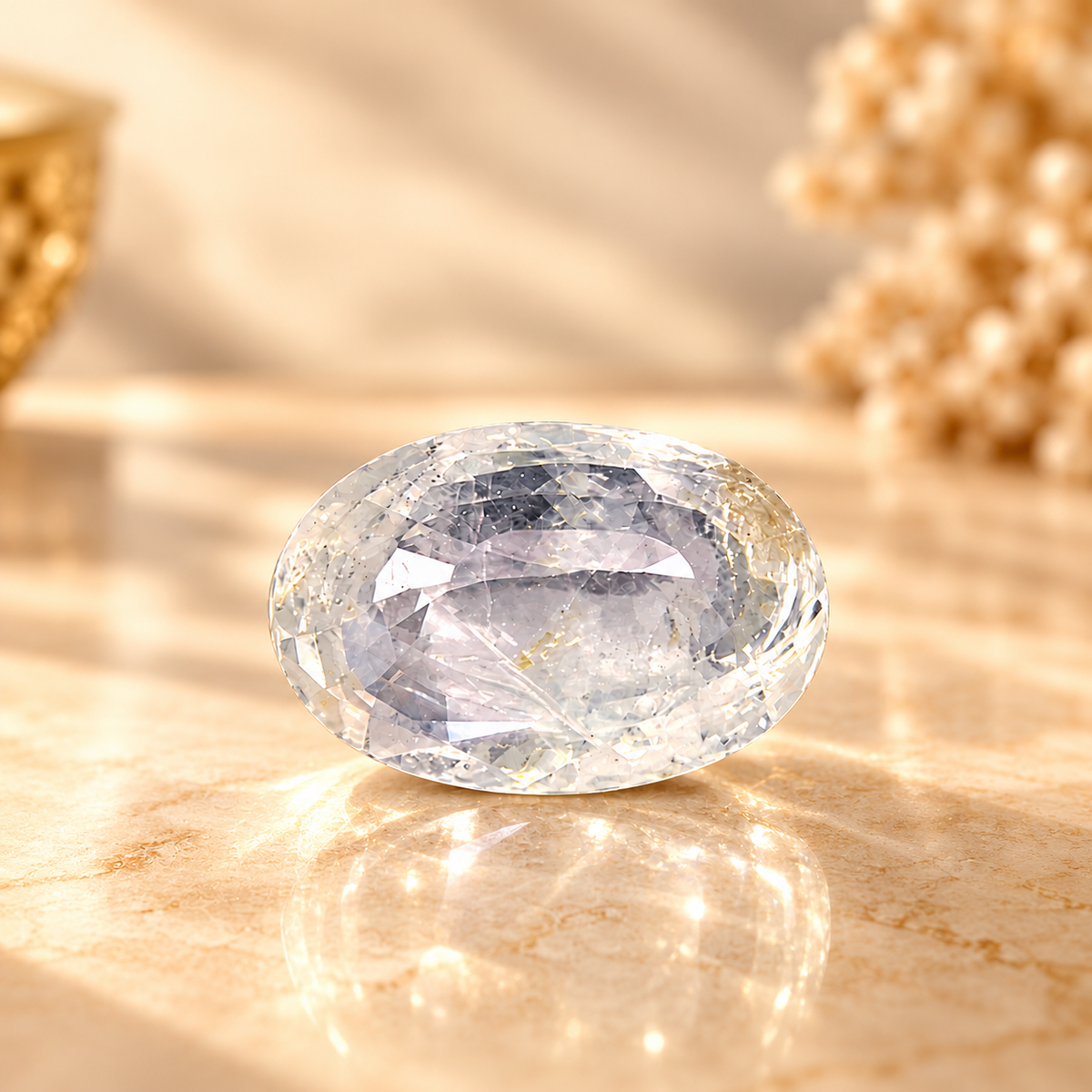 White Sapphire (Safed Pukhraj ) Gemstone