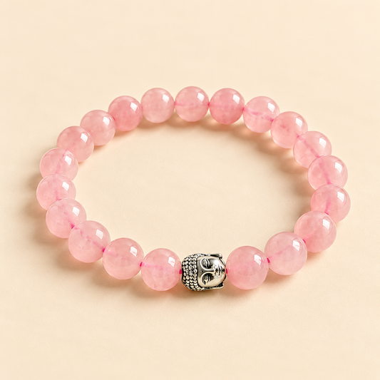 Love Attraction Bracelet (Original Rose Quartz)