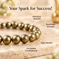 Raw Pyrite Bracelet with FREE Raw Selenite Plate