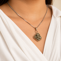 Raw Pyrite Pendant