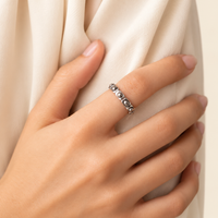 Pyrite Stud Ring