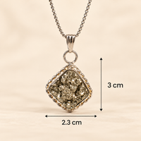 Raw Pyrite Pendant