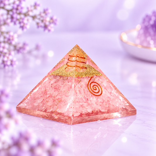 Rose Quartz Pyramid