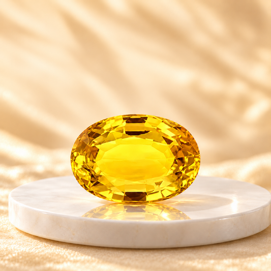 Yellow Sapphire (Pukhraj) Gemstone