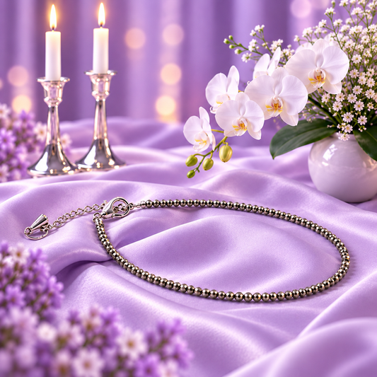 Pyrite Anklet (in Pairs)