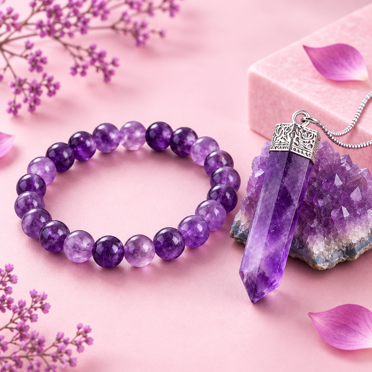 Amethyst Couple's Combo