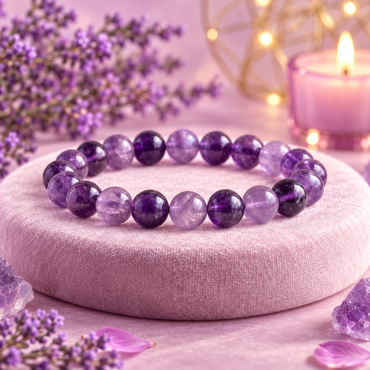 Amethyst Crystal Bracelet