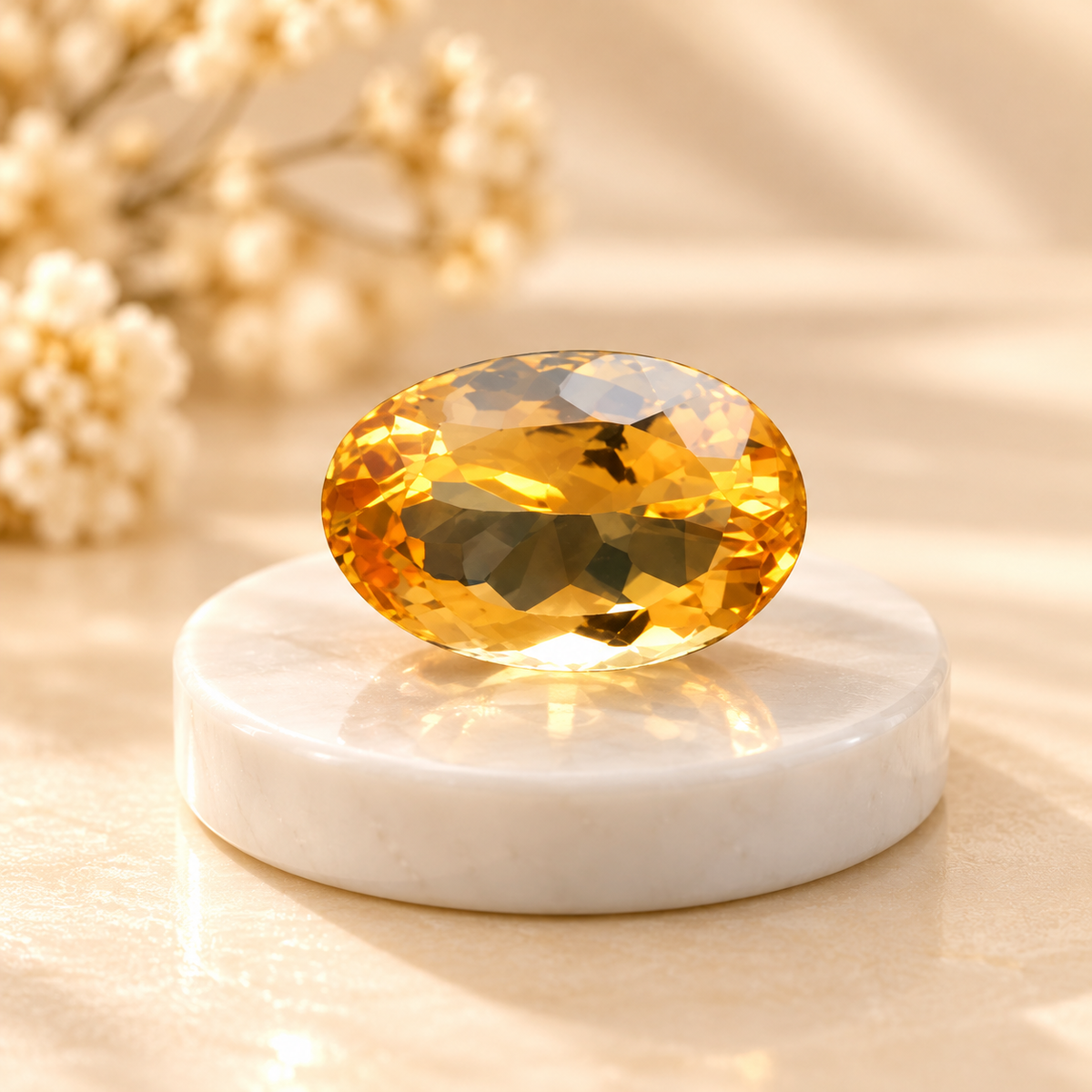 Citrine (Sunela) Gemstone