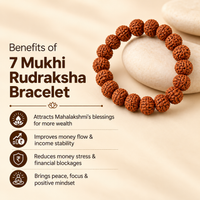 7 Mukhi Rudraksha Bracelet